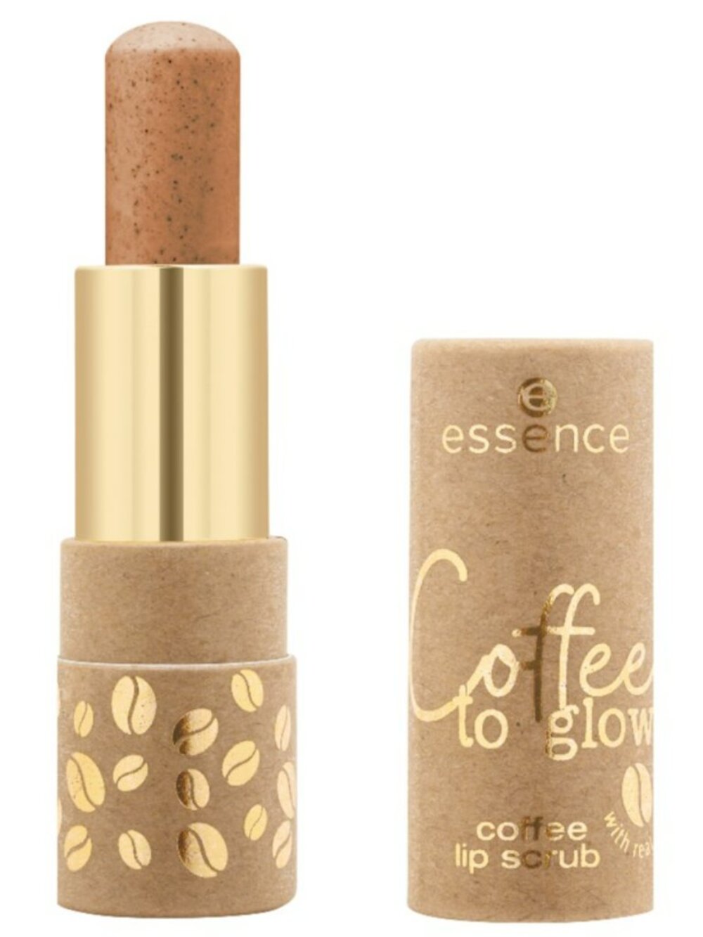 Essence Coffee to Glow Lip Scrub 01 Where Have You Bean All My Life? NEW